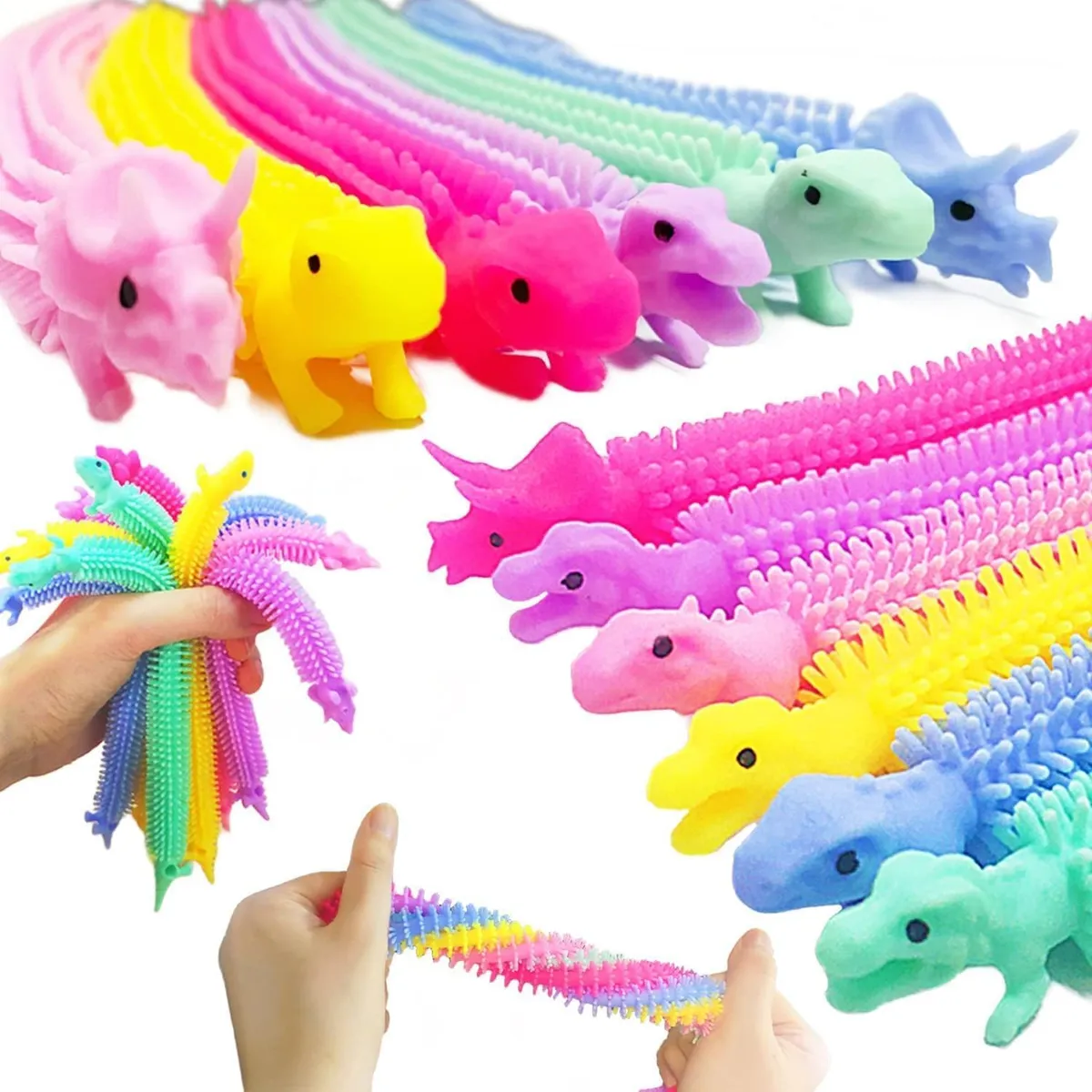 20 Peças de Brinquedos de Corda Elástica, Brinquedo Sensorialvayotoy
