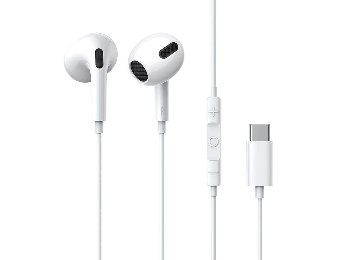 Fones De Ouvido Intra Auriculares Baseus C17 Tipo C Com Fio E Microfone Para Smartphone Xiaomi Samsung S21 S20vayotoy