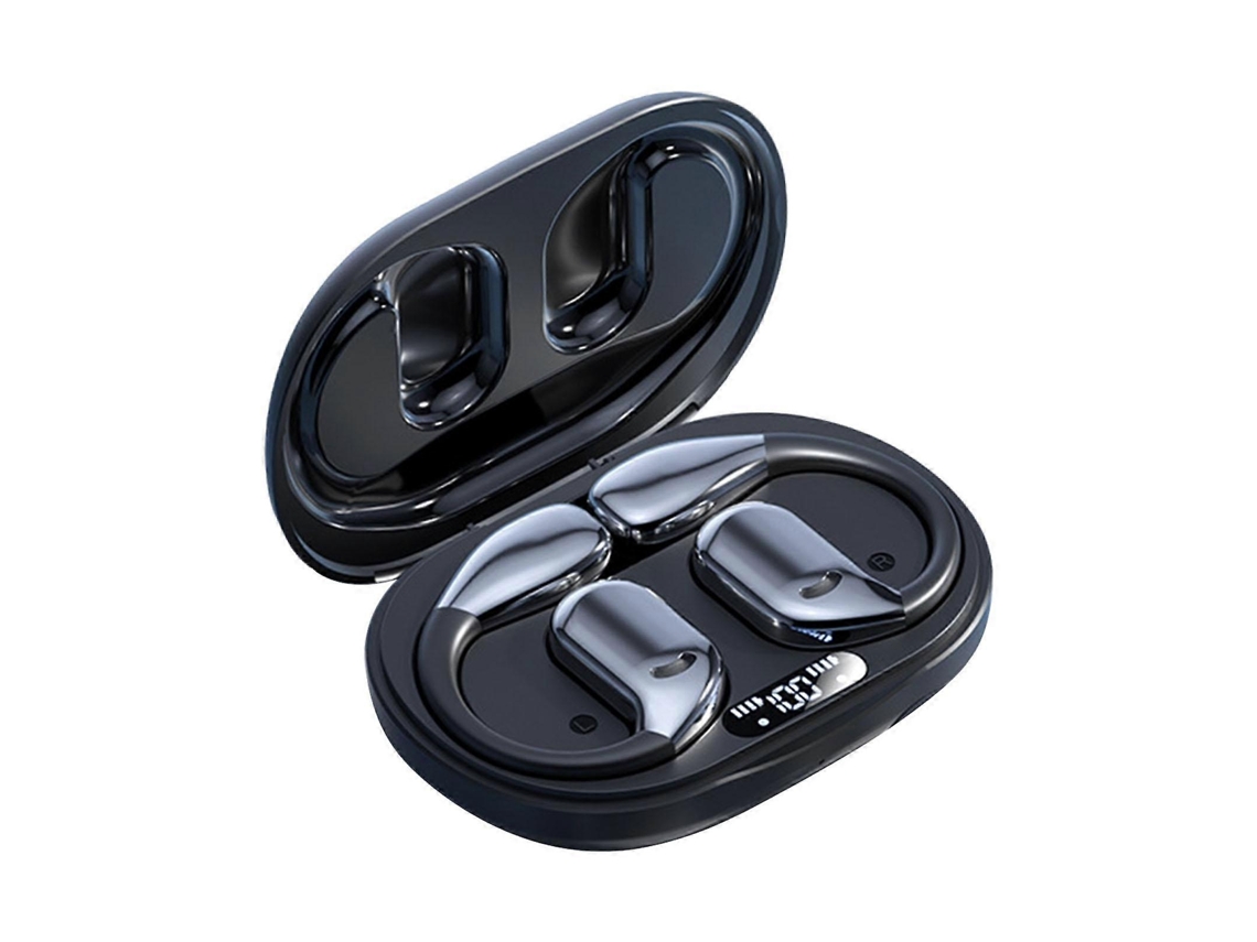 Fones De Ouvido Esportivos Abertos Com Microfone E Ganchos Para Orelhas, Sem Fio, Bluetooth E Visor Digital Para Smartphones. Ly Ebike