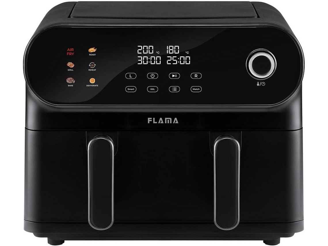 Fritadeira sem Óleo FLAMA 675FL (11 L - Preto)