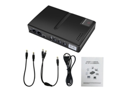 MARCA ups 10400mah 36w com 6 saídas usb 5v dc 9v 12v poe 15v 24v