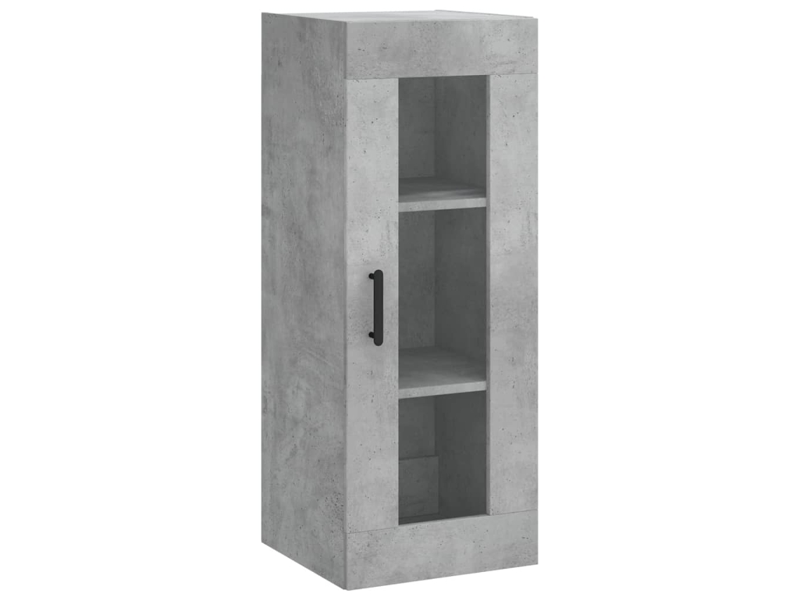 Wall Mounted Cabinet, Wall Mounted Cabinets Vidaxl Cinzeto Madeira Processada (n/a)