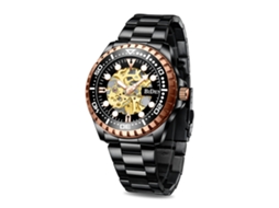 Relógio Masculino com Pulseira de Malha Milanesa, Estilo Esportivo MDUG