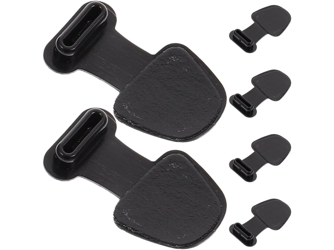 Kit Com 6 Tampões De Silicone Leves E Fáceis De Usar Para Portas Usb-c.