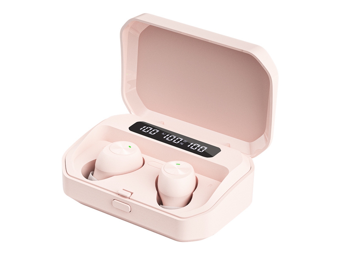 Auriculares Bluetooth True Wireless TRUMSEN  P10D In Ear Microfone Rosa
