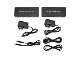 Extensor Kvm 4k 50m Via Cat6 com Saída Loop 3d Hd Suporte Mouse Teclado 1080p 60hz Plug Eu | S/MARCA