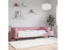 Sofá cama 80x200 cm Terciopelo Rosa