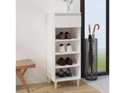 Vidaxl Sapateira 40x36x105 Cm Derivados De Madeira Branco