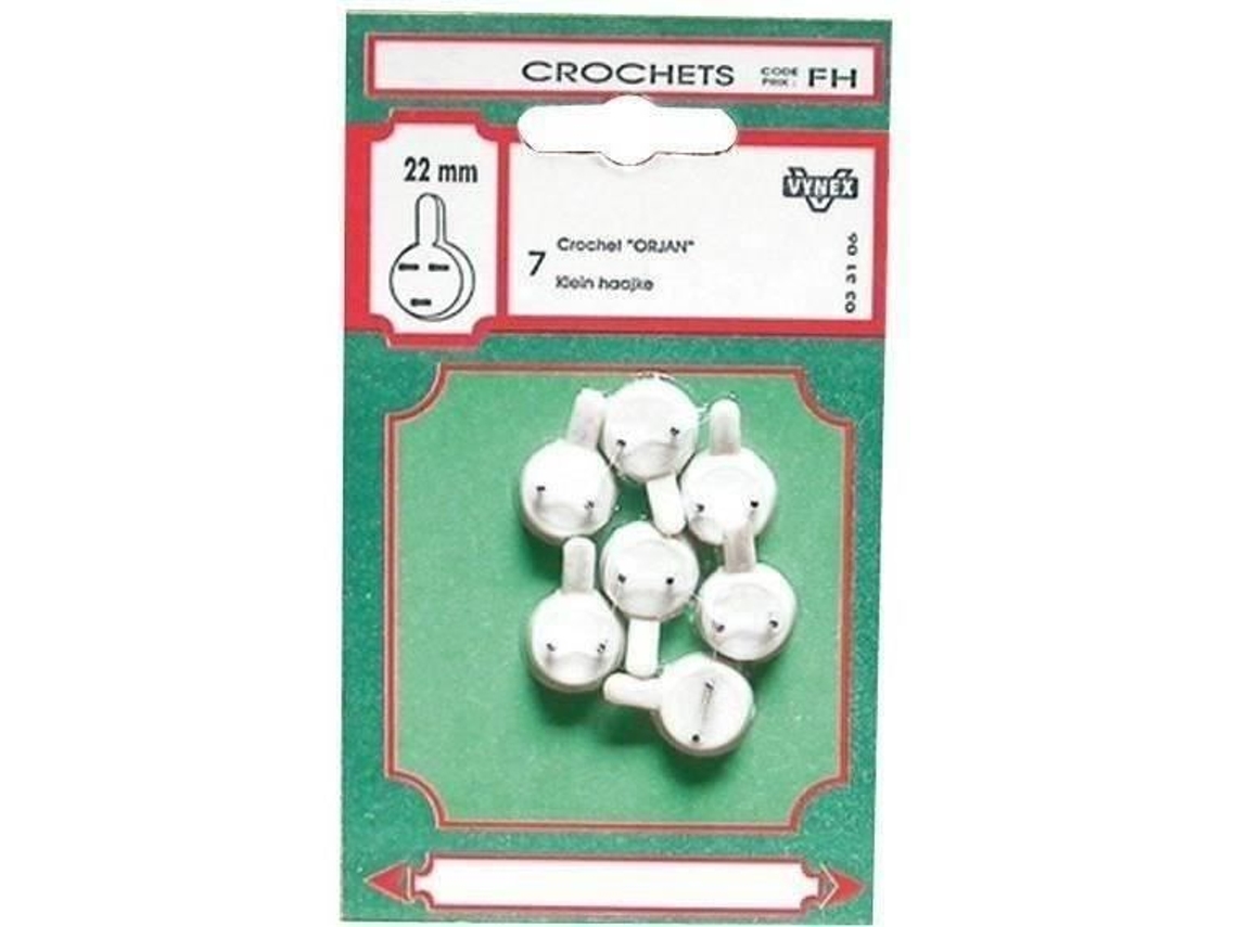 Gancho Para Quadros De Concreto Conjunto De 3 D 22 Mm Vynex