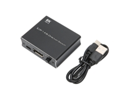 Switch DisplayPort 1.4 8K, 2 posições, alta resolução, plug and play, 1 entrada, 2 saídas ou 2 entradas, 1 saída CHABERLU