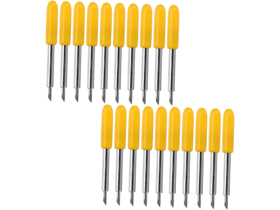 Conjunto De 50 Lâminas De Corte Para Plotters, Adequadas Para Lettering E Recorte.