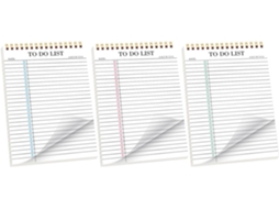 3 Peças Bloc-notes De Planification Quotidienne, Agenda Journalier Vierge, Carnet De Gestion Du Temps