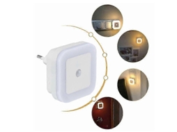 Conjunto De 2 Luzes Noturnas Led Soaiy Com Detector De Movimento, Econômica, Sensor Pir, Tom Quente