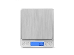 Balança Digital De Cozinha Bolso Em Aço Inoxidável, 0, 1 3000g