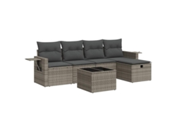 Garden Sofa Set, Garden Sofa Sets Vidaxl Cinzeto Rattan / Vime (n/a)