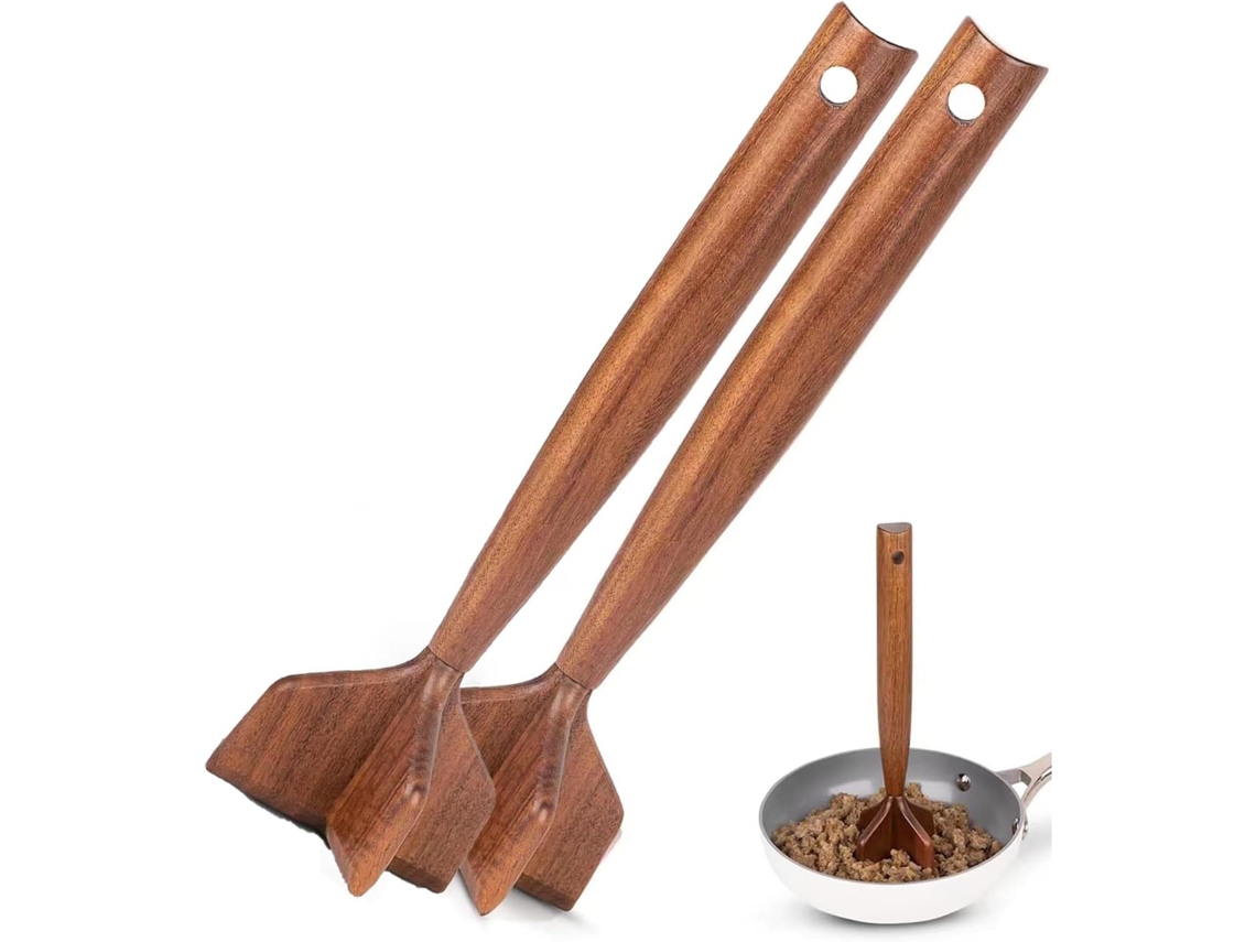 Espremedor De Batatas Madeira, Moedor Carne Resistente, Não Risca,