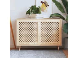 Vidaxl Portas De Armário Design Treliça 2 Pcs 59,5x69 Cm Pinho Maciço