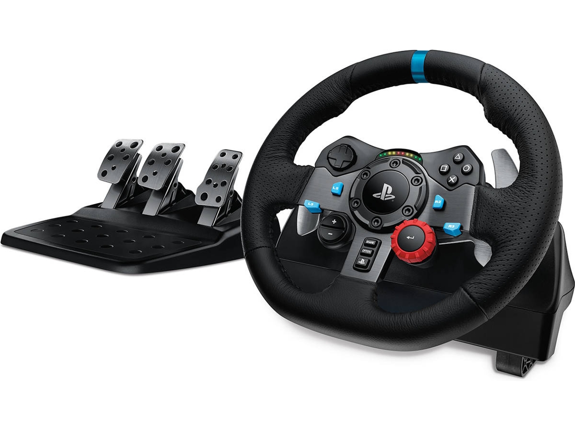 Volante + Pedais LOGITECH G29 Driving Forceracing (Multiplataforma - Preto)