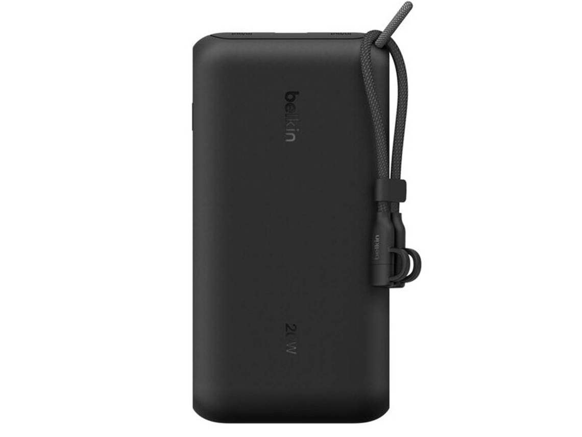 Powerbank YURU 20000mAh, 3 Portas USB, Power Delivery 20W, com Cabo USB-C, BELKIN