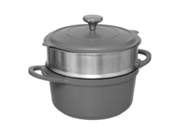 Caçarola com Cesto e Utensílios 28 Cm Alumínio Fundido Verde FIVE