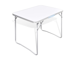 Folding Camping Table, Folding Camping Tables Vidaxl Branco Mdf