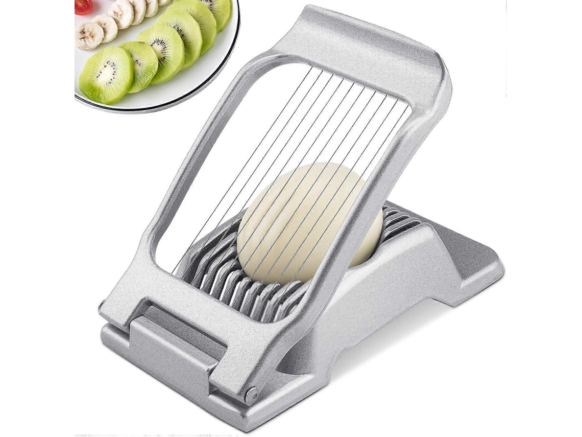 Fatiador De Ovos Aprimorado Para Ovos Cozidos, Morangos, Cogumelos E Frutas Vermelhas, Lavável Na Máquina De Lavar Louça E Fácil De Limpar. Everley891