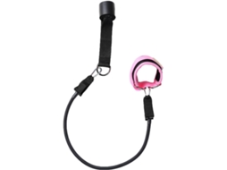 Conjunto De 3 Faixas Resistência Rosa Para Tornozelo, Com Fivela