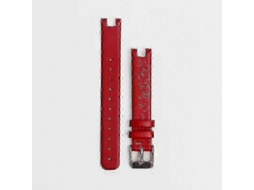 Pulseira De Couro De 14 Mm Para Relógio Inteligente Garmin Lily Em Aço Inoxidável.