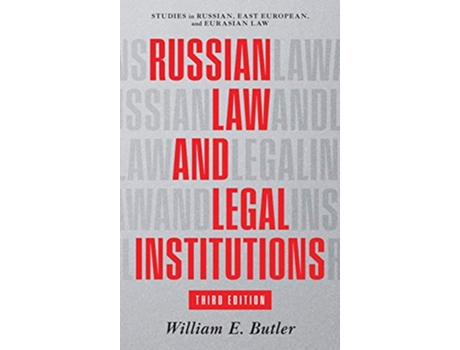 Livro Russian Law and Legal Institutions de William E Butler (Inglês - Capa Dura)