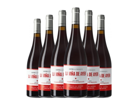Vinho SOTO Y MANRIQUE La Viña de Ayer Grenache Cebreros (0.75 L - 6 Unidades)