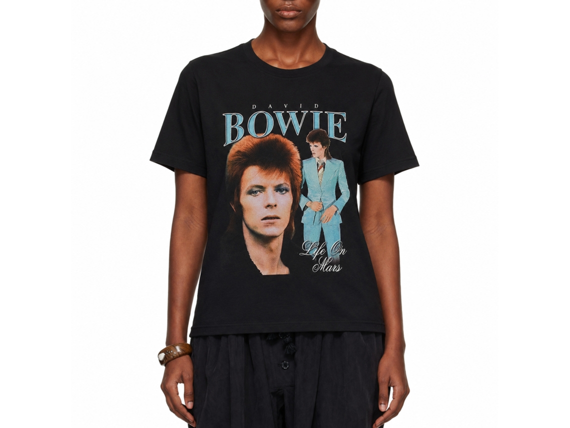 David Bowie Life On Mars Homage T-shirt Unisex Adults Size:m