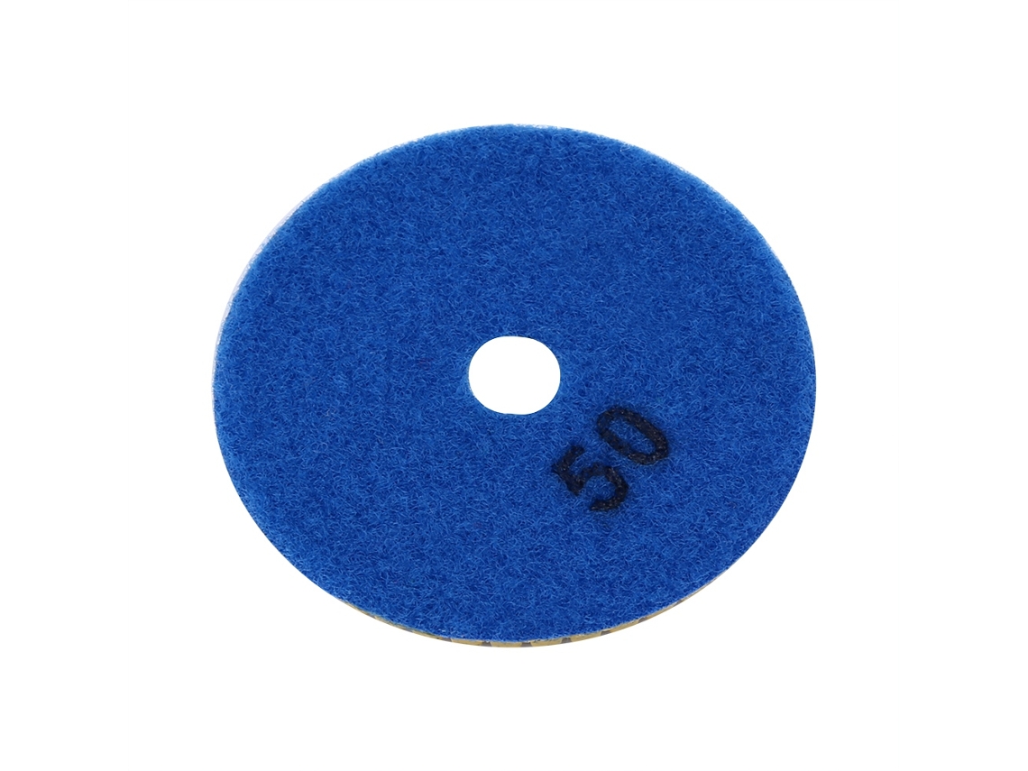 Laxiscreed Jogo De 7 Pads Diamantados De 100mm Para Polimento De Granito, Mármore E Betão
