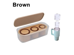Forma de Gelo Silicone Cilíndrica com Tampa, Nova Line