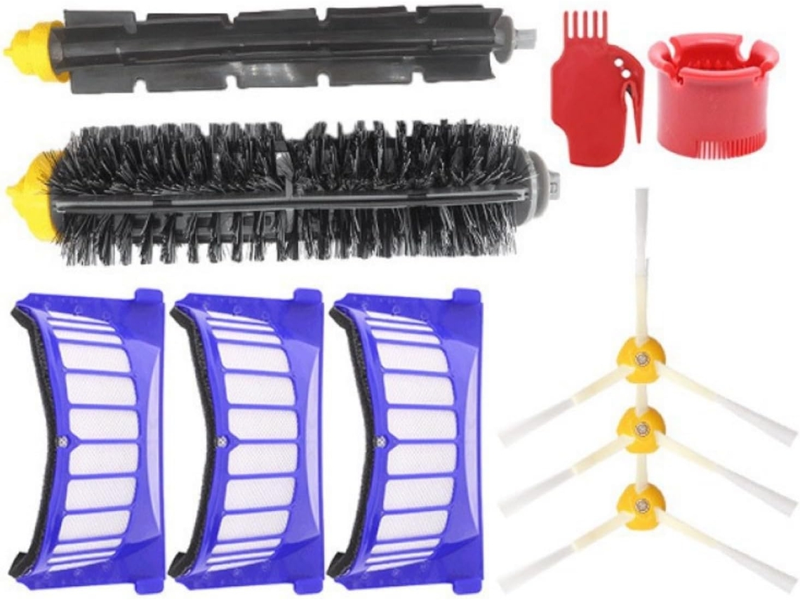 Conjunto De Escovas Permanentes Para Aspirador Pó Série Six Hundred Inclui Escova Principal, Filtros E Kit De Manutenção