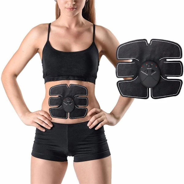 Estimulador Eletrônico Dos Músculos Abdominais - Preto
