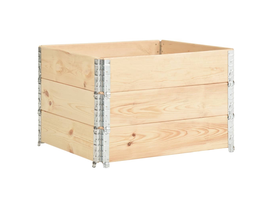 Raised Bed, Raised Beds Vidaxl Marrom Madeira De Pinho (100 X 100 Cm)