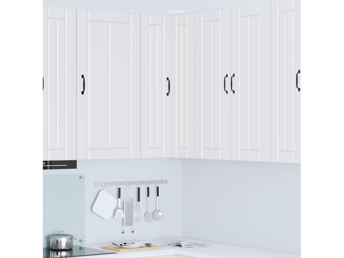 Vidaxl Armário De Canto De Parede Lucca Branco 57 X 57 X 100 Cm