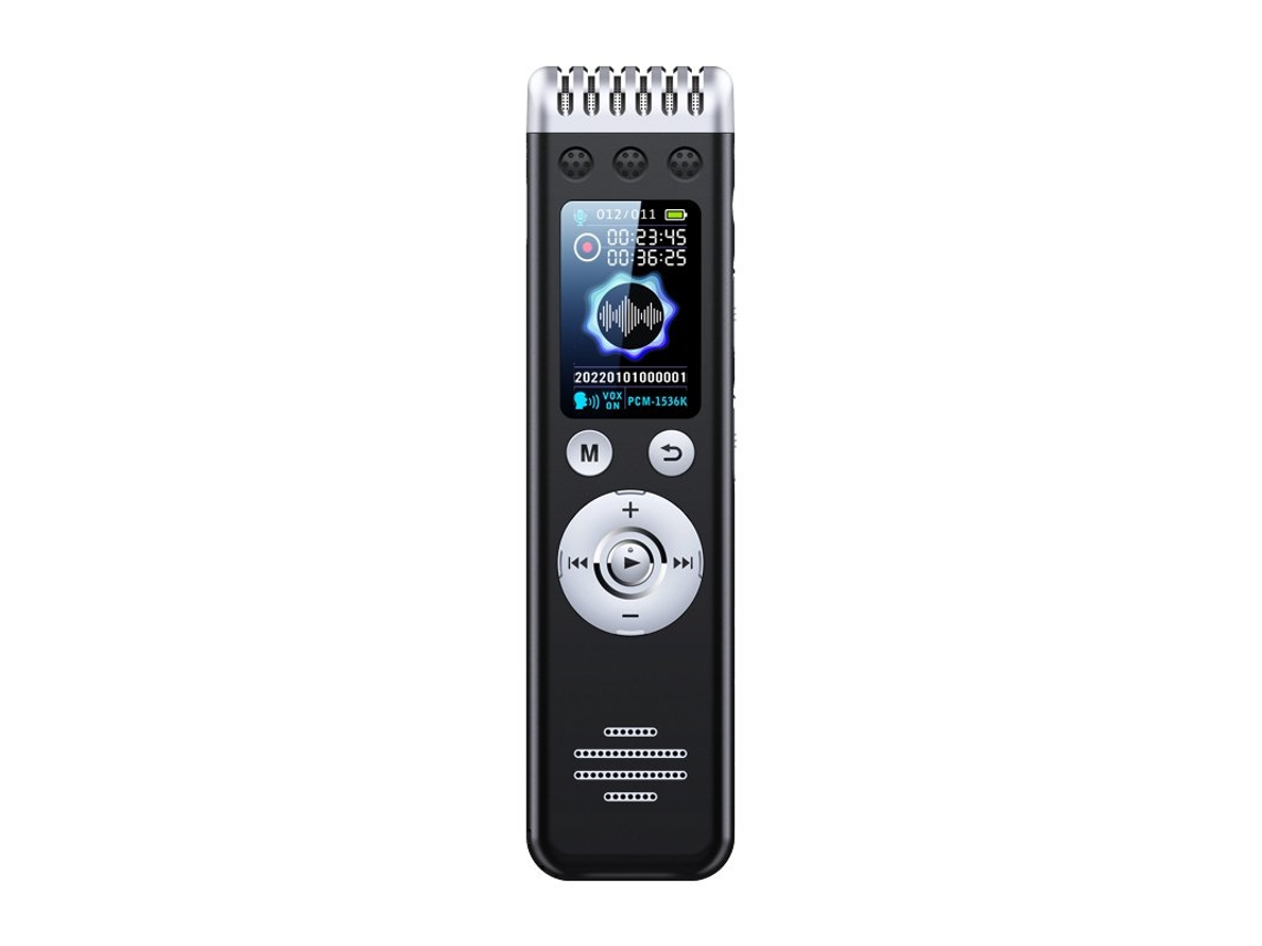 Gravador de Voz de Áudio Q88 Hd com Redução de Ruído 3072 Kbit Caneta de Gravação Mp3 Player para Reuniões de Negócios 64 Gb