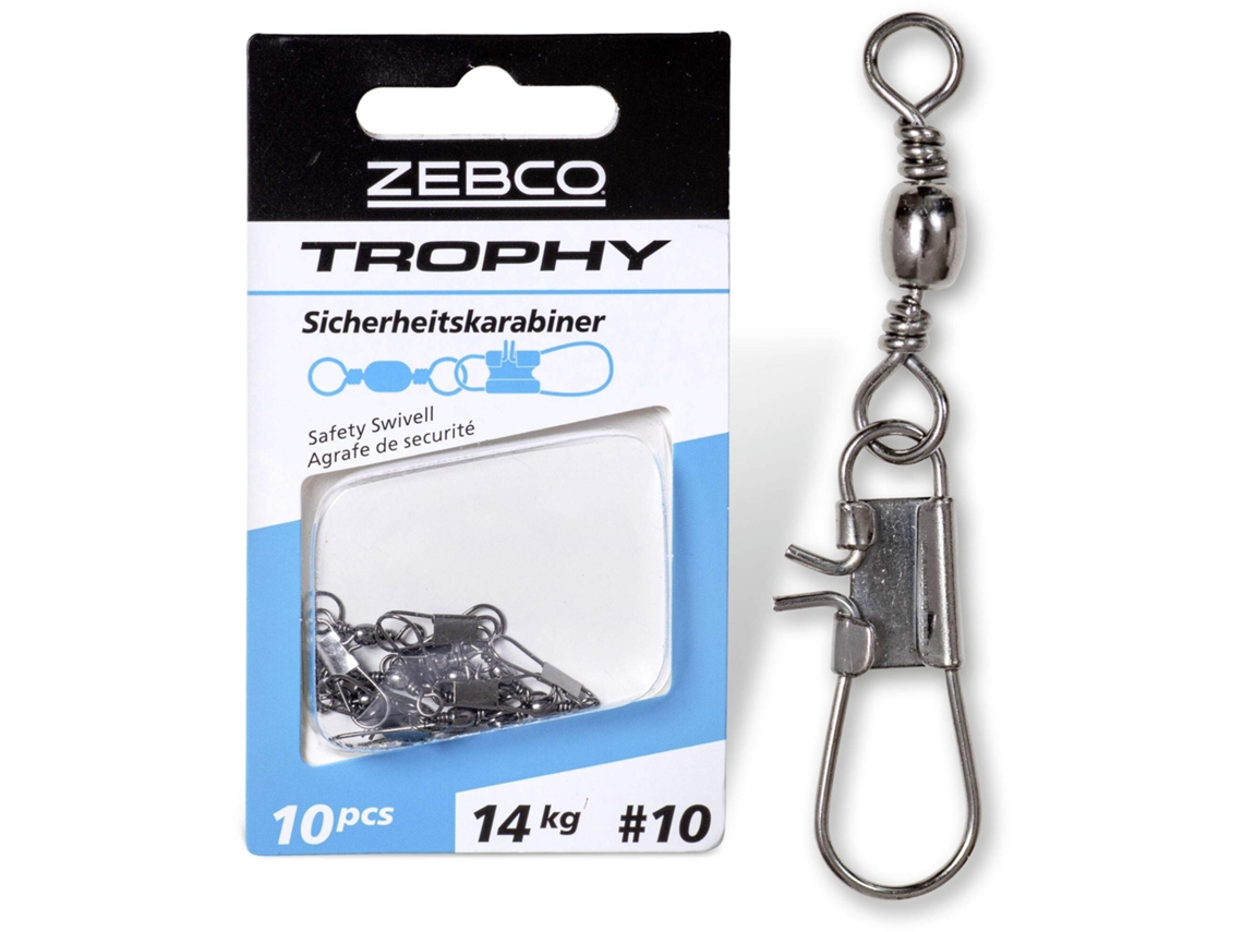 Conjunto de 6 Rodas de Segurança ZEBCO Trophy Taille 4