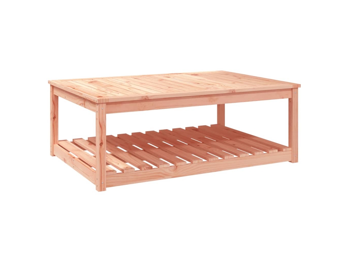 Garden Table, Garden Tables Vidaxl Marrom Madeira De Douglas (121 X 82.5 X 45 Cm)