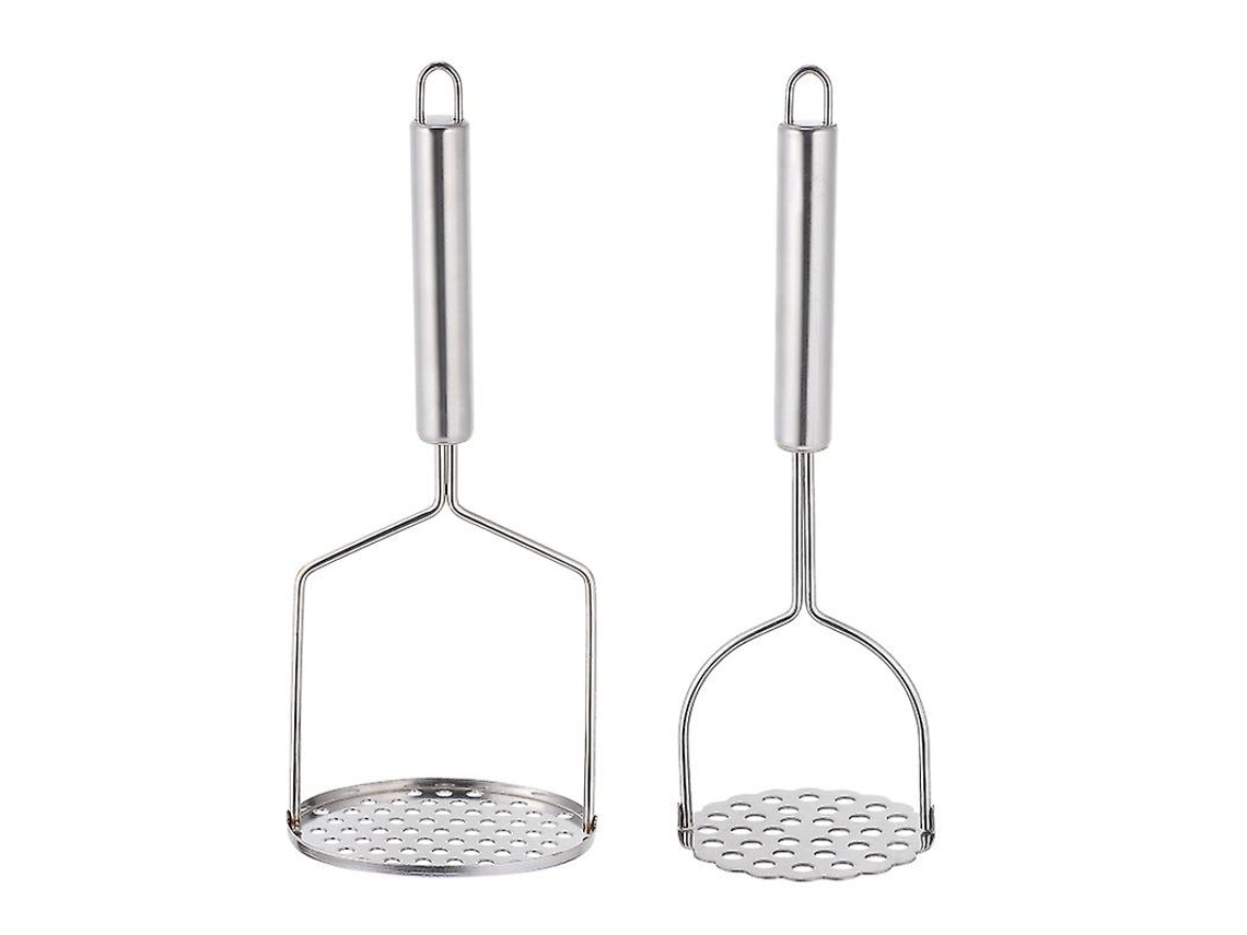2 Unidades De Espremedor De Batatas De Aço Inoxidável