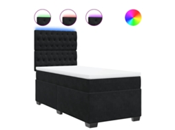 Box Spring Bed, Box Spring Beds Vidaxl Preto Veludo (80 X 200 Cm)