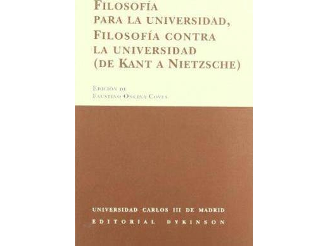 Livro Filosofía Para La Universidad, Filosofía Contra La Universidad de Faustino Oncina Coves (Espanhol)