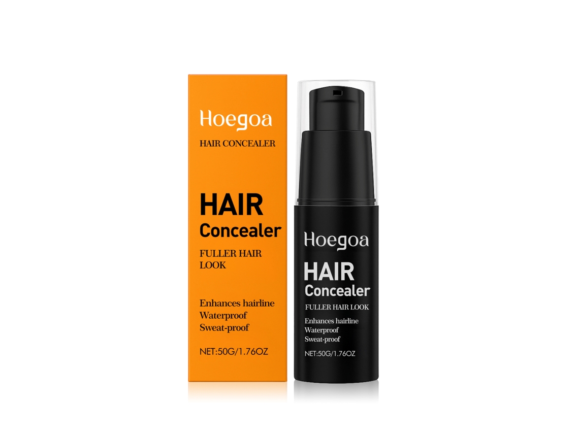 Concealer Capilar Hoegoa Cobre Linhas Cabelo Fluffy