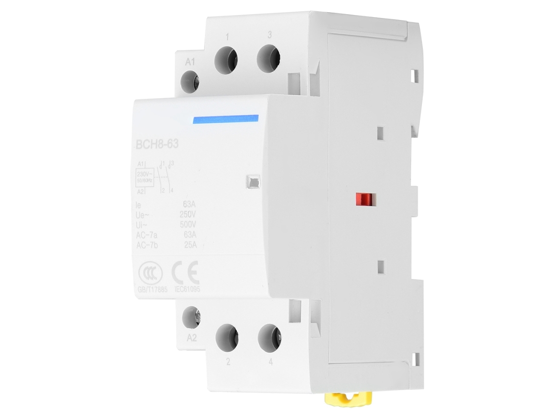Contator Ca Residencial 2p 63a, Fixação Em Rail Din, 2na