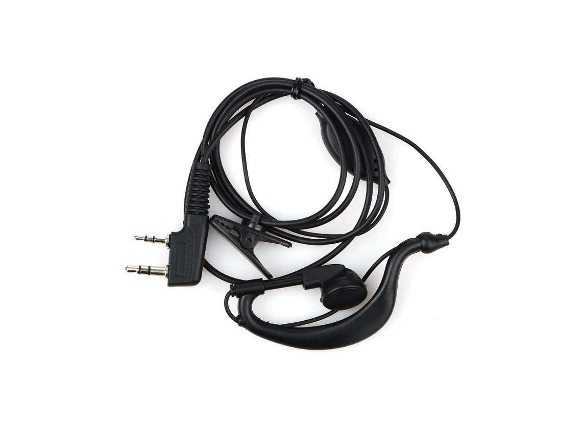 Fone de ouvido walkie talkie EOOCOO compatível com plugue K, virtual