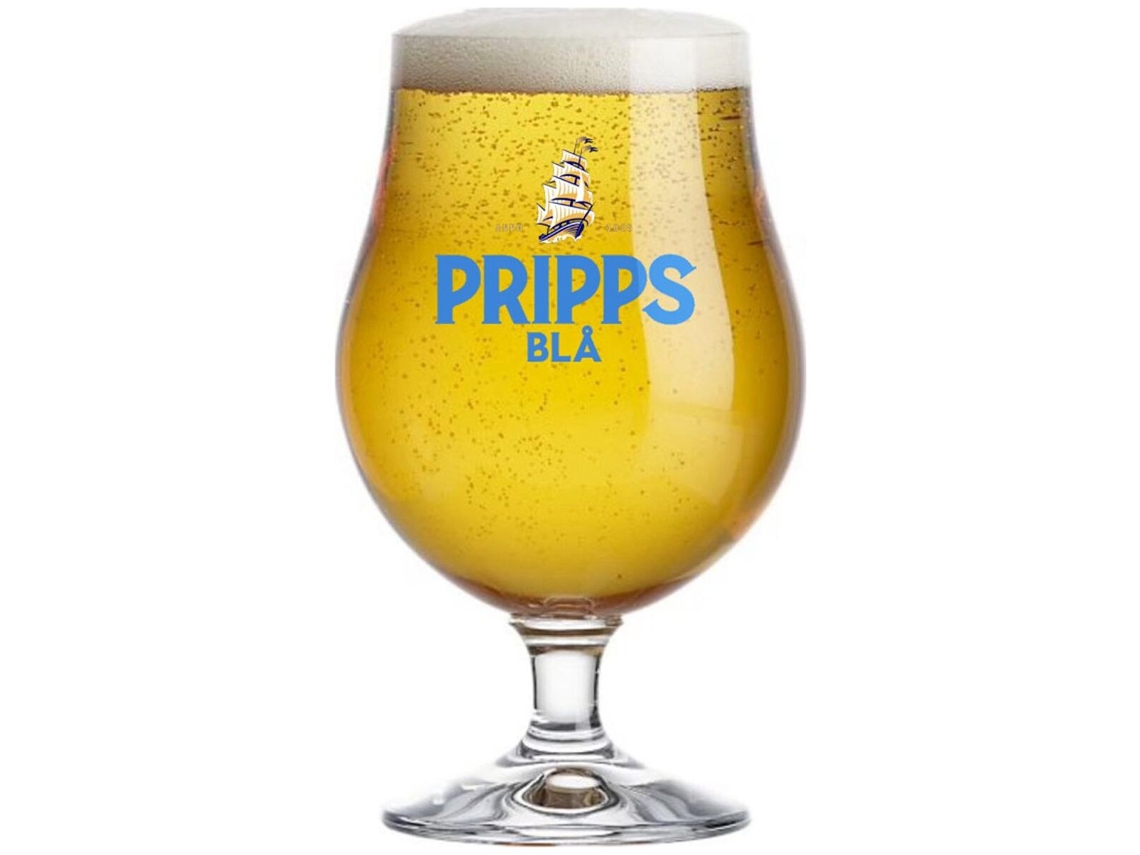 Copo De Vidro Azul Pripps Jortmrd