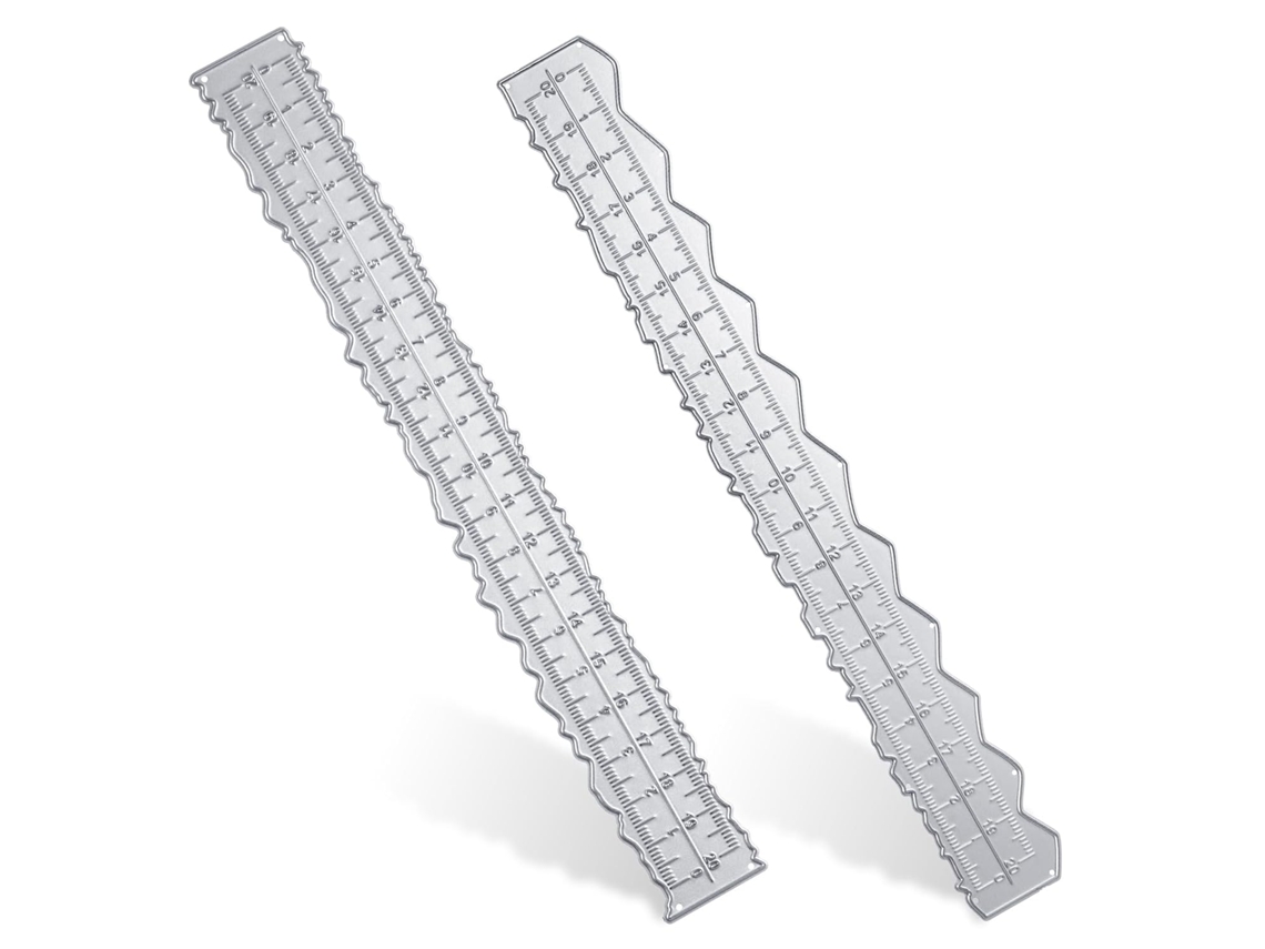 Réguas De Aço Carbono 2 X 8,5 Polegadas Com 4 Bordas Irregulares,