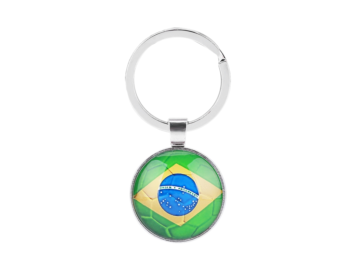 Porta-chaves Aro Com Pingente De Metal Copa Do Mundo