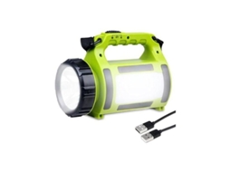 Lanterna Led Recarregável À Prova Dágua, 2600mah Cree Led 3 Em 1, Potente, Portátil, Luz De Acampamento, Lanterna, Cabo Usb Inclu Aquaforge